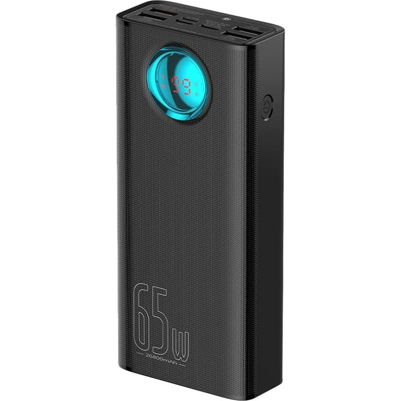 Універсальна мобільна батарея Baseus Amblight 65W 26800mAh Black (P10022402113-00)