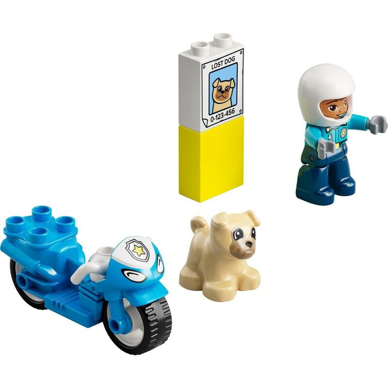 Конструктор LEGO Duplo Town Поліцейський мотоцикл (10967)