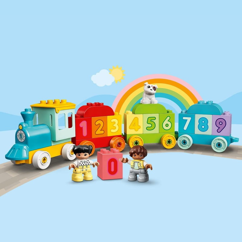 Конструктор LEGO Duplo Поезд с цифрами – учимся считать (10954)