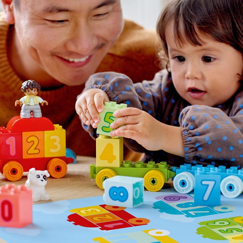 Конструктор LEGO Duplo Поезд с цифрами – учимся считать (10954)