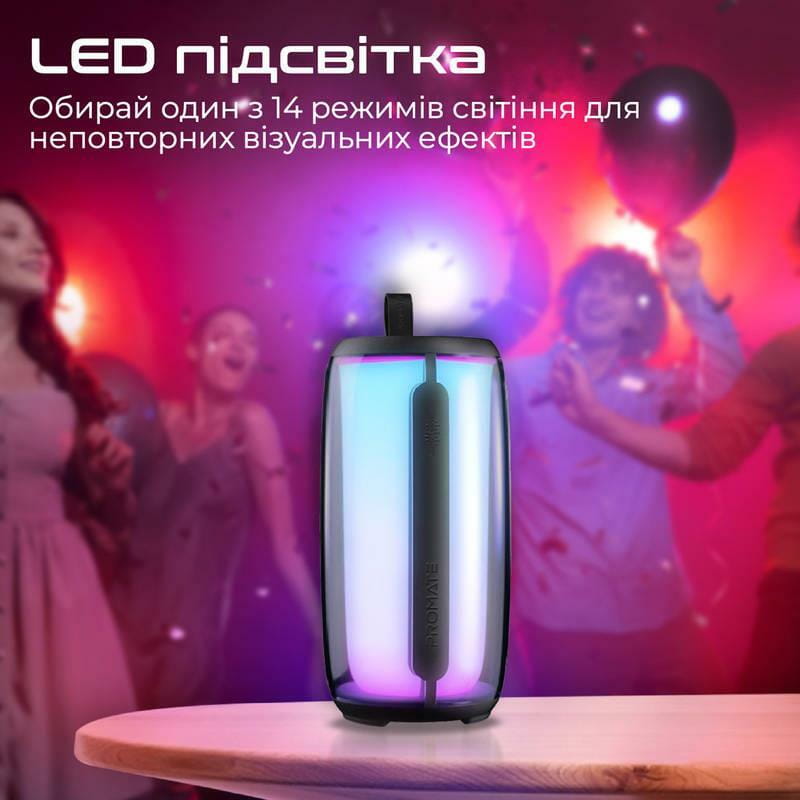 Акустическая система Promate Lumitower Black