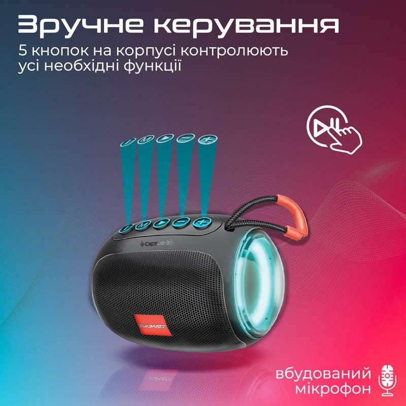 Акустическая система Promate Capsule-3 Black