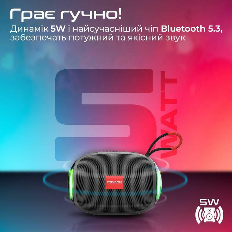 Акустическая система Promate Capsule-3 Black