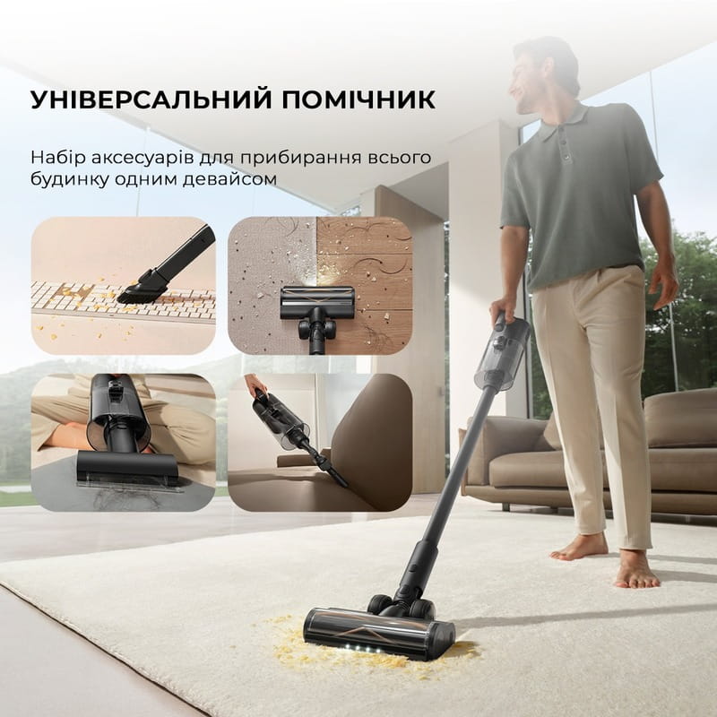 Аккумуляторный моющий пылесос Dreame H14 Dual (HHV25A)