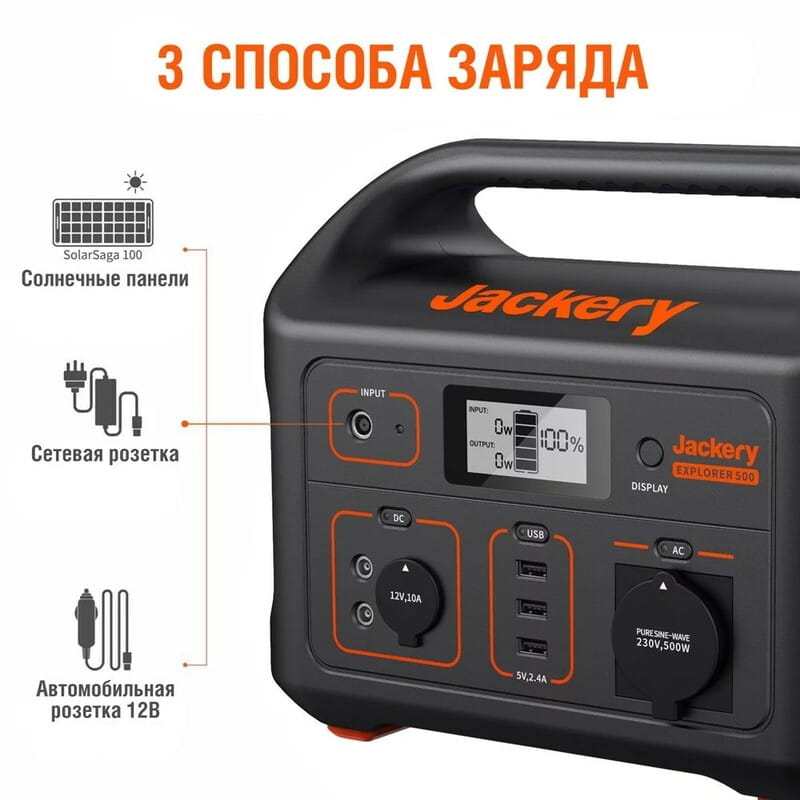 Зарядна станція Jackery Explorer 500 EU