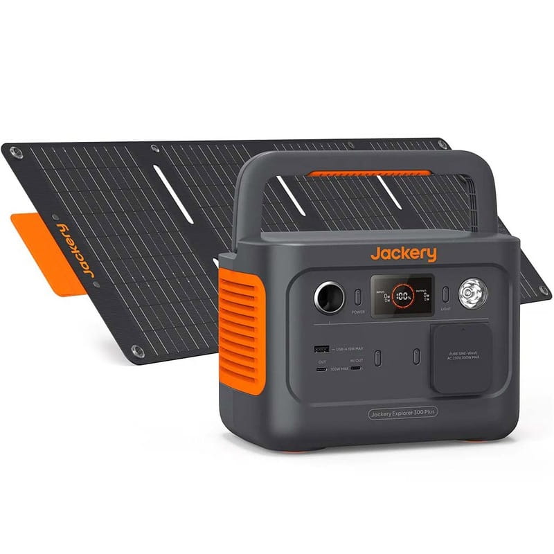 Зарядная станция Jackery Explorer 300 Plus + Solar Panel 40W (60-0304-EUB1A1)