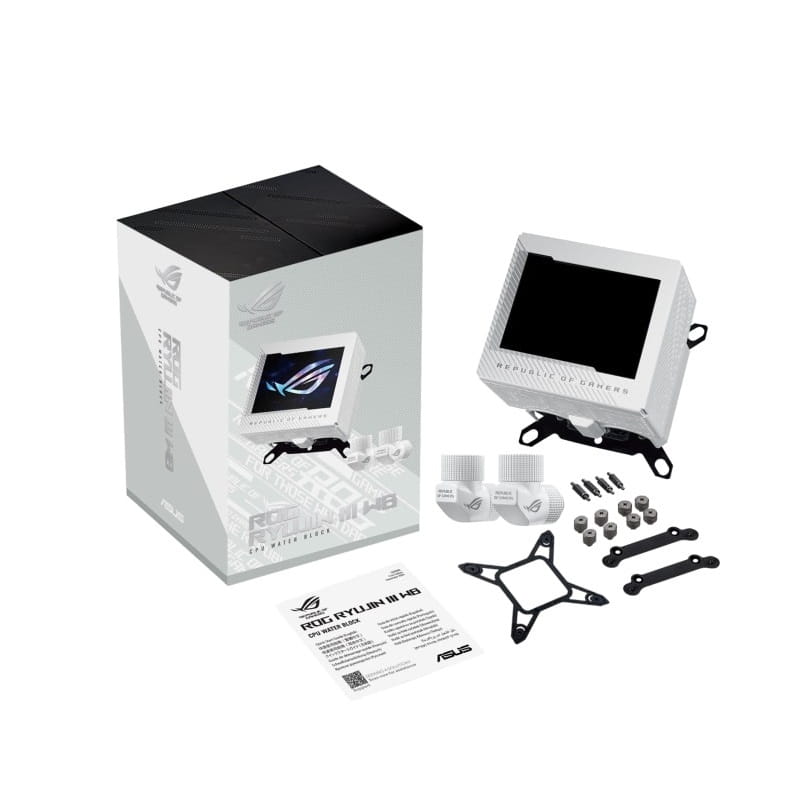 Система водяного охолодження Asus ROG Ryujin III WB White Edition (90RC00V2-M0UAY0)