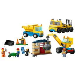 Конструктор LEGO City Будівельна вантажівка та кулястий кран-таран (60391)