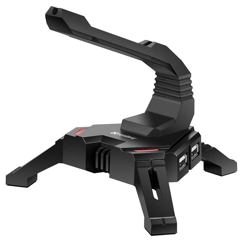 Концентратор Sandberg 4хUSB 2.0 + держатель кабеля 2in1 (133-92)