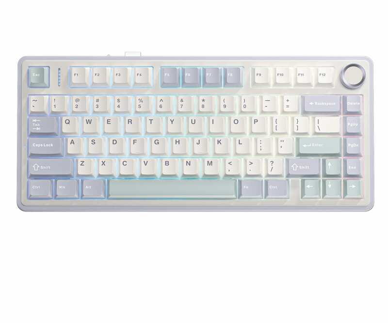 Клавиатура беспроводная Aula F75 White (6948391208640)