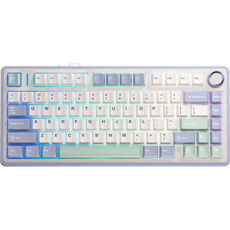 Клавиатура беспроводная Aula F75 White (6948391208640)