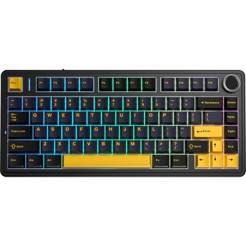 Клавиатура беспроводная Aula F75 Black (6948391208626)
