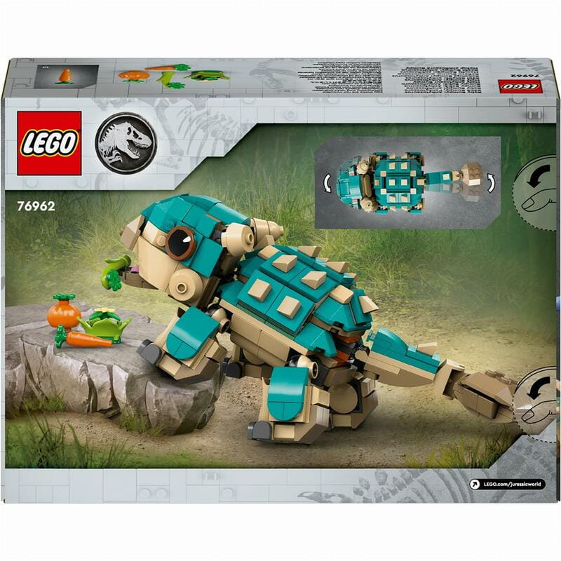 Конструктор LEGO Jurassic World Малыш Бампи: Анкилозавр (76962)