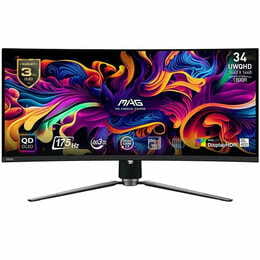 Монитор MSI 34" MAG 341CQP QD-OLED Black Curved 175Hz