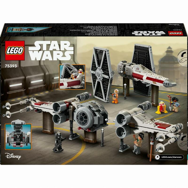 Конструктор LEGO Star Wars Збірний пакет «Винищувач TIE та Корабель X-Wing» (75393)