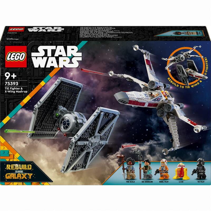 Конструктор LEGO Star Wars Збірний пакет «Винищувач TIE та Корабель X-Wing» (75393)