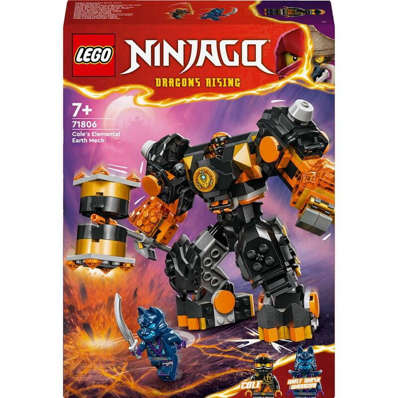 Робот-конструктор LEGO Ninjago Робот земної стихії Коула (71806)