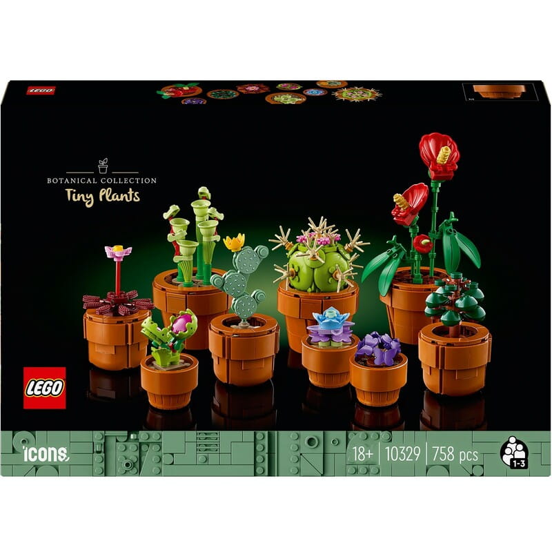 Конструктор LEGO Icons Миниатюрные растения (10329)