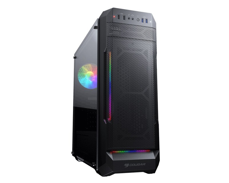 Корпус Cougar MX331 Mesh-G Black без БП