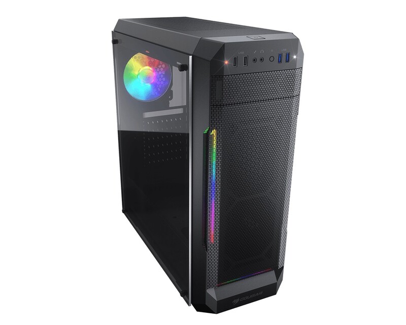 Корпус Cougar MX331 Mesh-G Black без БП