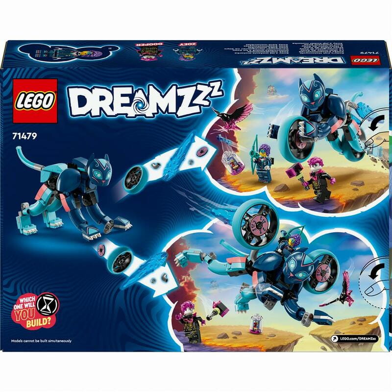 Конструктор LEGO DREAMZzz Котячий мотоцикл Зоуї (71479)