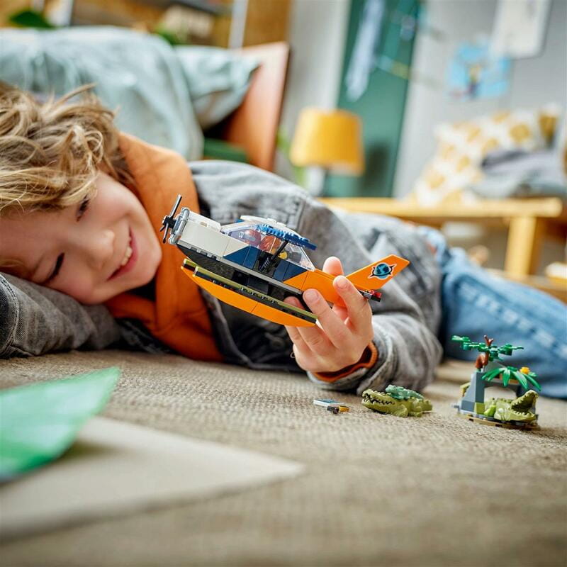 Конструктор LEGO City Водний літак для дослідження джунглів (60425)