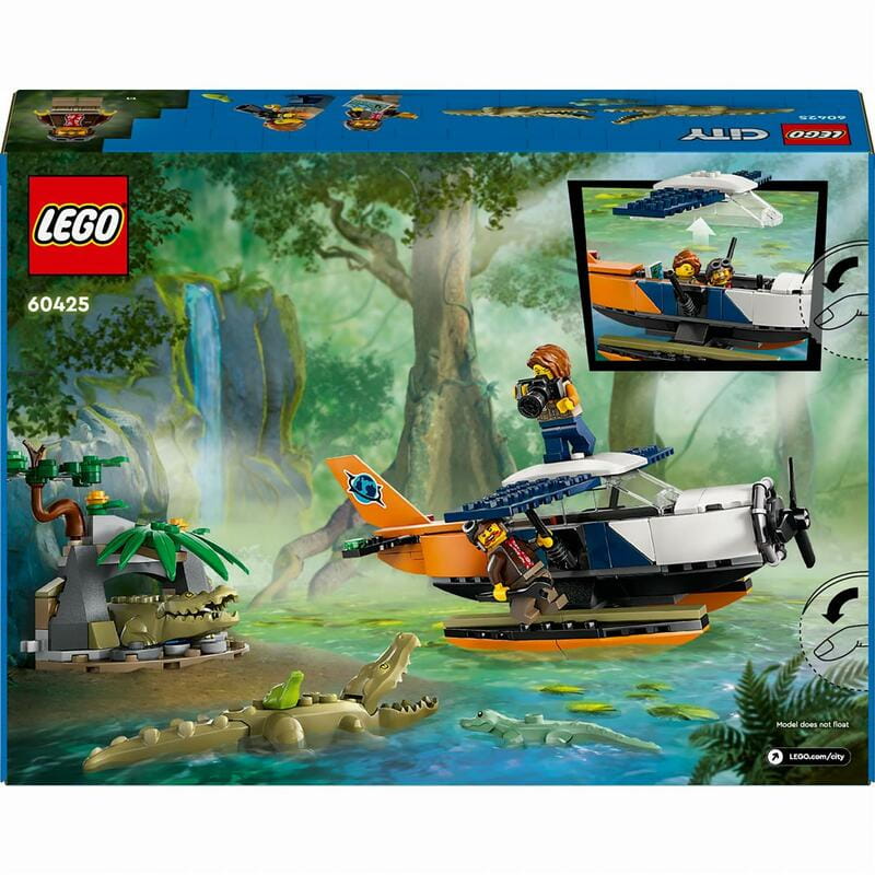 Конструктор LEGO City Водний літак для дослідження джунглів (60425)