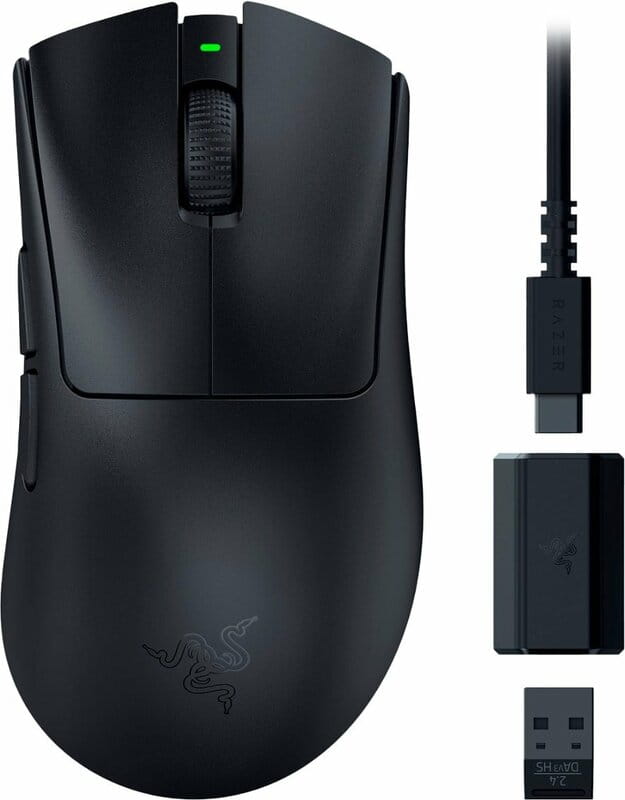 Мышь беспроводная Razer DeathAdder V3 Hyperspeed Black (RZ01-05140100-R3G1)