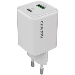 Купить Сетевое зарядное устройство Canyon CU45AC GaN (2USB, 1A) PD, QC4.0 White (CNS-CUW45AC) Сетевое зарядное устройство Canyon CU45AC GaN (2USB, 1A) PD, QC4.0 White (CNS-CUW45AC)