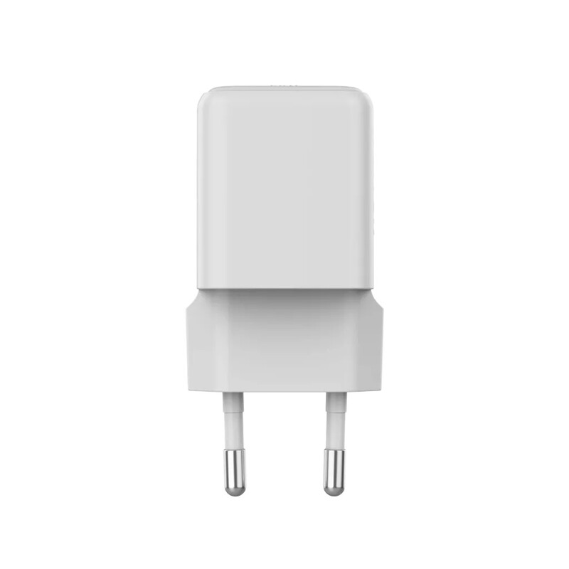 Сетевое зарядное устройство Canyon CU20AC GaN (2USB, 0.6A) PD, QC 4.0 White (CNS-CUW20AC)