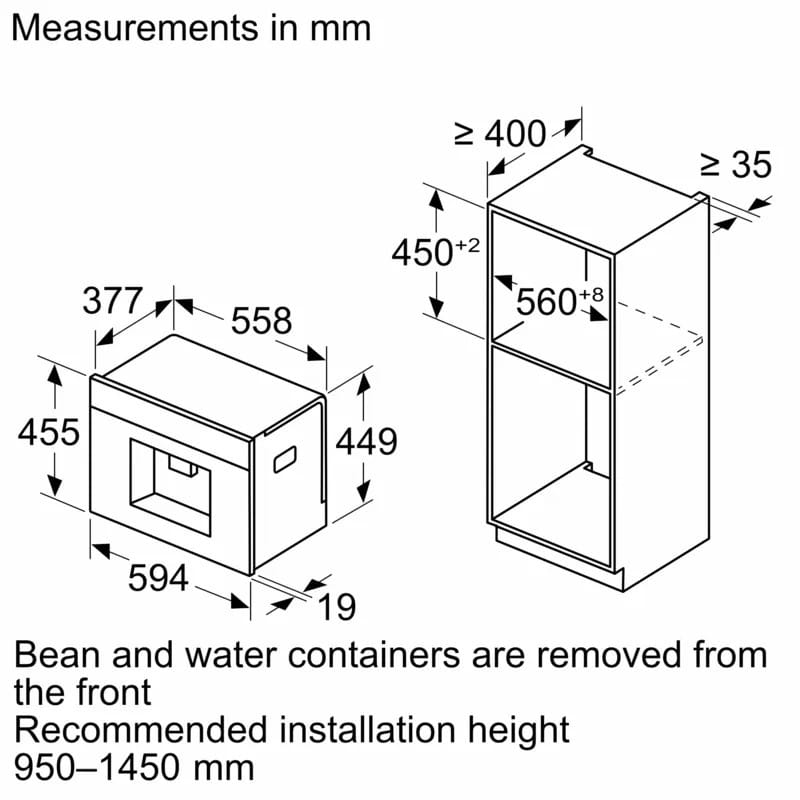 Встраиваемая кофемашина Bosch CTL7181W0