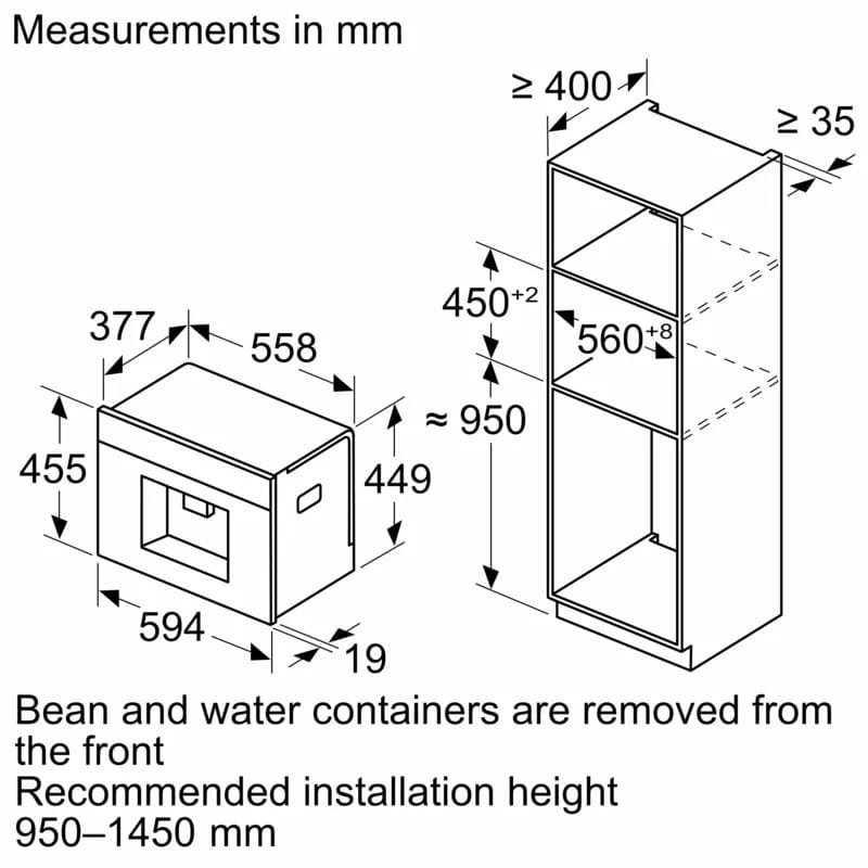 Встраиваемая кофемашина Bosch CTL7181W0