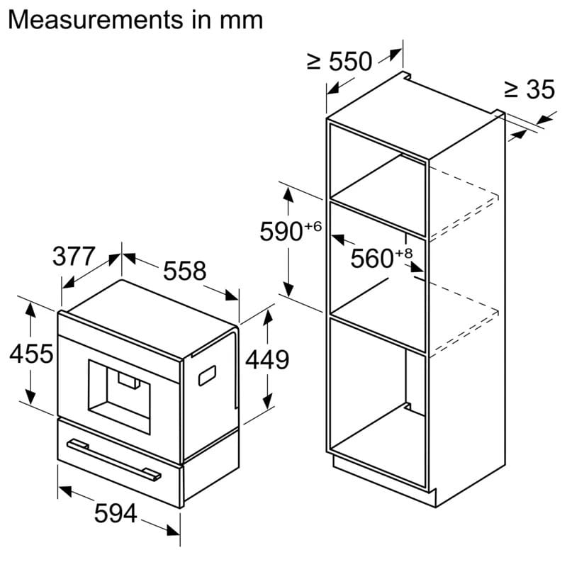 Встраиваемая кофемашина Bosch CTL7181W0