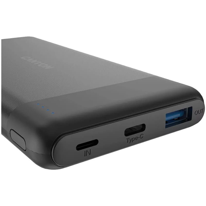 Універсальна мобільна батарея Canyon PB-1009 10000mAh Black (CNE-CPB1009B)