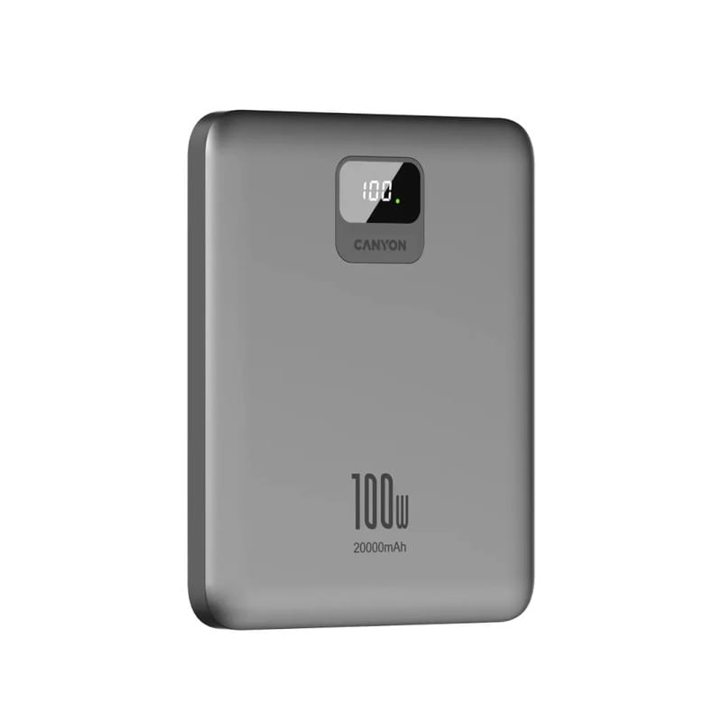 Универсальная мобильная батарея Canyon PB-2008 20000mAh Dark Grey (CNE-CPB2008DG)