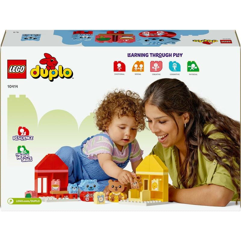 Конструктор LEGO Duplo My First Повсякденні процедури: Час вечері та сну (10414)