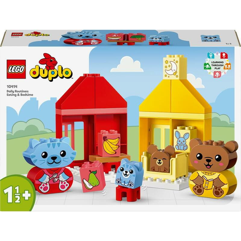 Конструктор LEGO Duplo My First Повсякденні процедури: Час вечері та сну (10414)