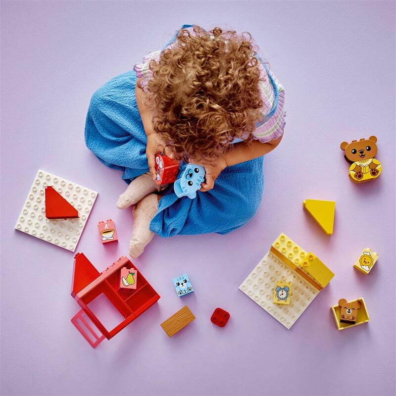Конструктор LEGO Duplo My First Повсякденні процедури: Час вечері та сну (10414)