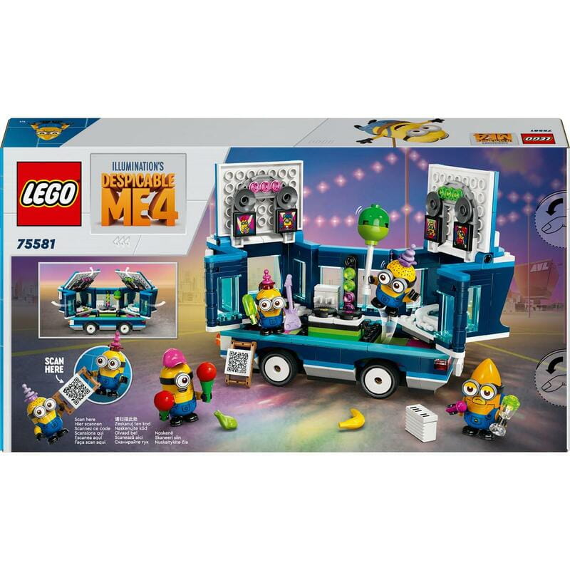 Конструктор LEGO Нікчемний я 4 Музичний автобус для вечірок Міньйонів (75581)