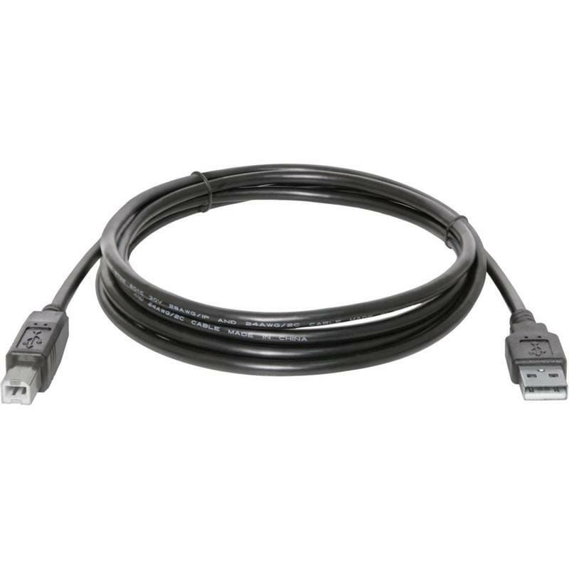 Кабель Defender USB04-06 USB2.0 AM-BM, 1.8м (83763), чорний