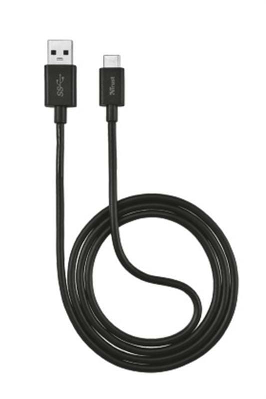 Кабель Trust Urban USB 3.1 - USB Type-C 1m, Black (21175)