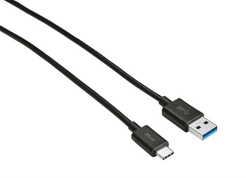 Кабель Trust Urban USB 3.1 - USB Type-C 1m, Black (21175)