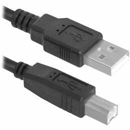 Кабель Defender USB04-10 USB 2.0 AM-BM 3 м, чорний (83764)
