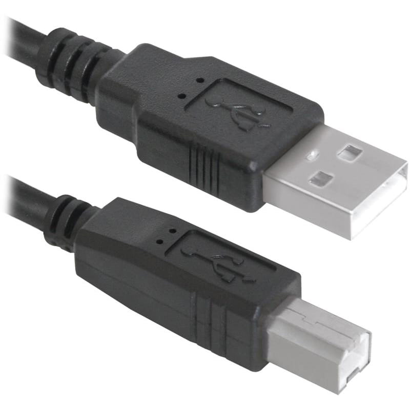 Кабель Defender USB04-10 USB 2.0 AM-BM 3 м, чорний (83764)