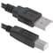 Фото - Кабель Defender USB04-10 USB 2.0 AM-BM 3 м, чорний (83764) | click.ua