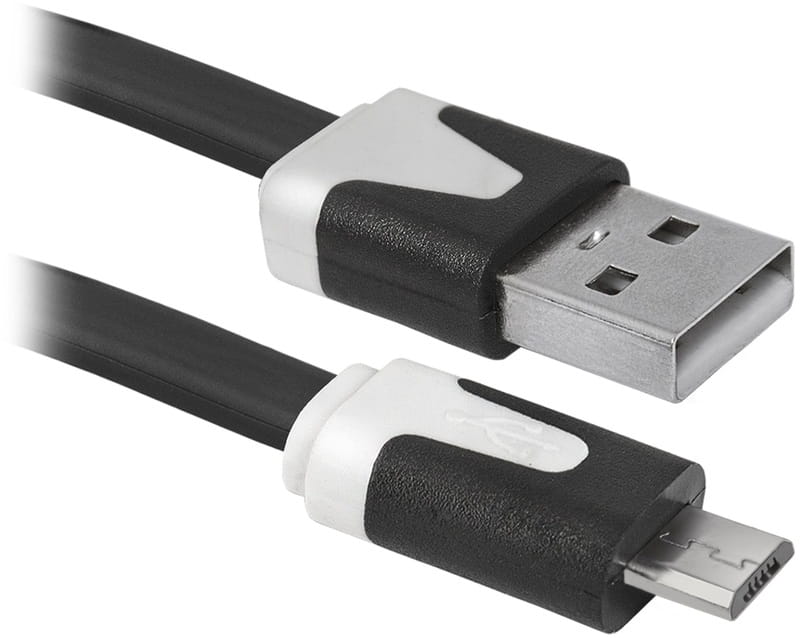 Кабель Defender USB08-03P USB 2.0 AM-MicroBM, 1 м (87475)