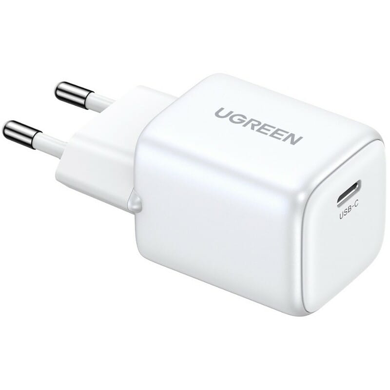 Зарядное устройство Ugreen CD318 20W GaN (USB) White (15324)