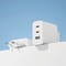 Фото - Мережевий зарядний пристрій Xiaomi Charger GaN (3USB, 6.1A) White (BHR7493EU) + кабель USB-C | click.ua