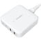 Фото - Сетевое зарядное устройство Choetech GaN (2хUSB-C+2хUSB-A) 100W PD 3.0 QC 3.0 White (PD8008-EU-WH) | click.ua