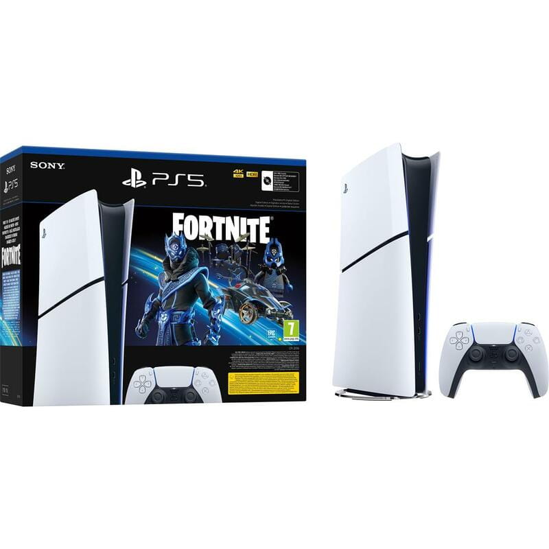 Игровая приставка Sony PlayStation 5 Slim Digital Edition (Fortnite Cobalt Star Bundle) (1000045170)